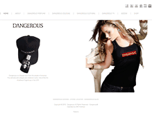 Tablet Screenshot of dangerousperfume.com